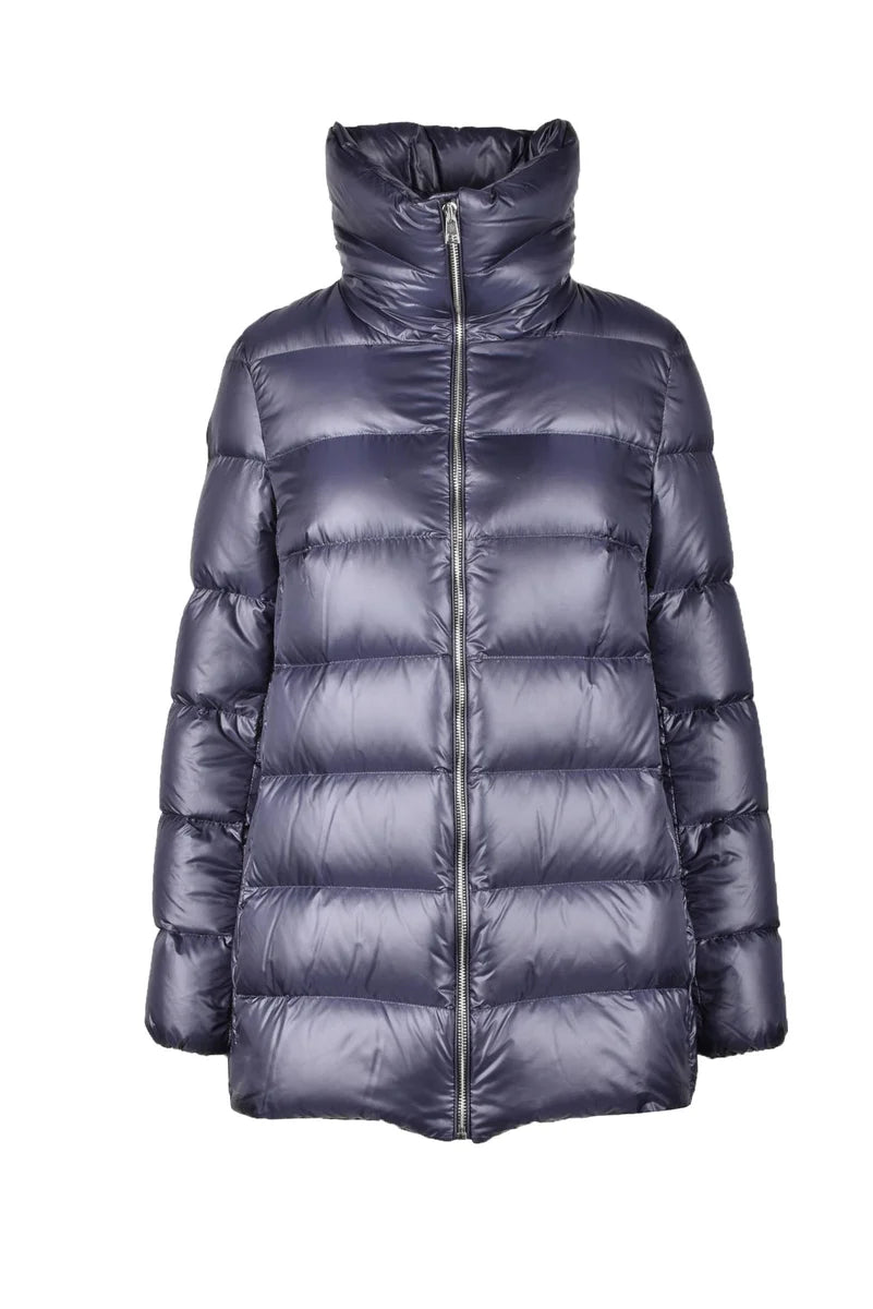 Zip Down Jacket - Blue