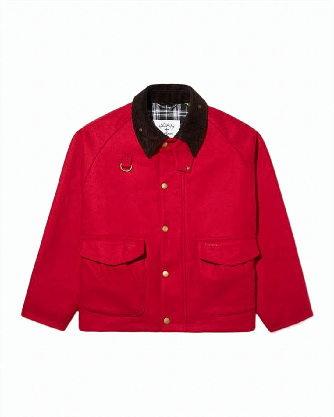 Cropped Red Wool Jacket
