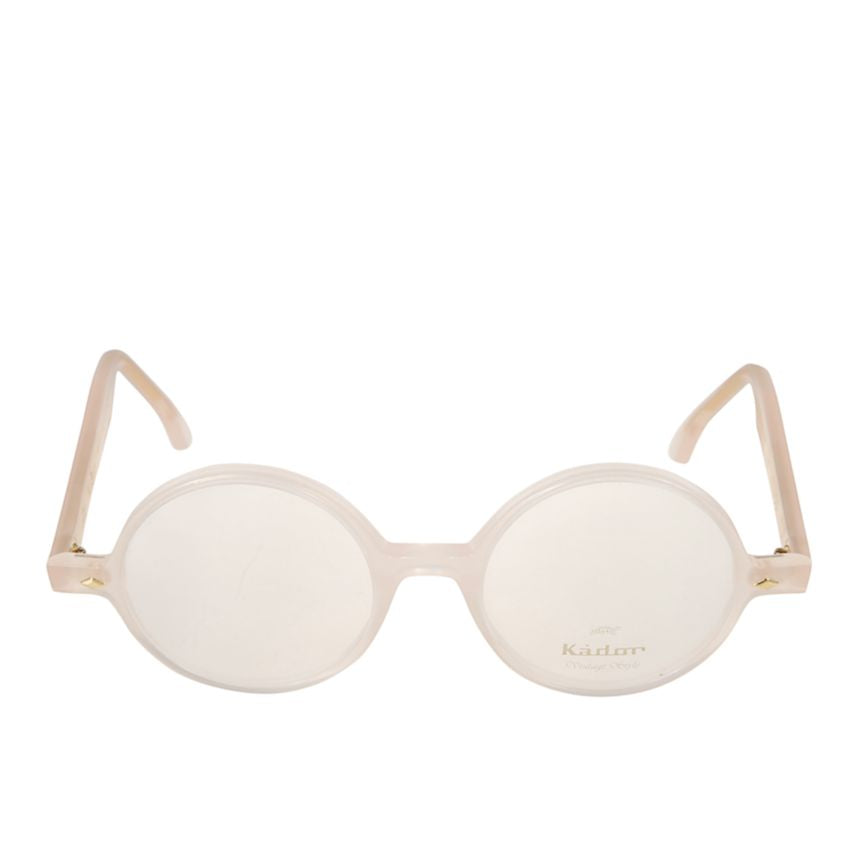 Rondo Translucent Beige Round Frame Kador Sunglasses