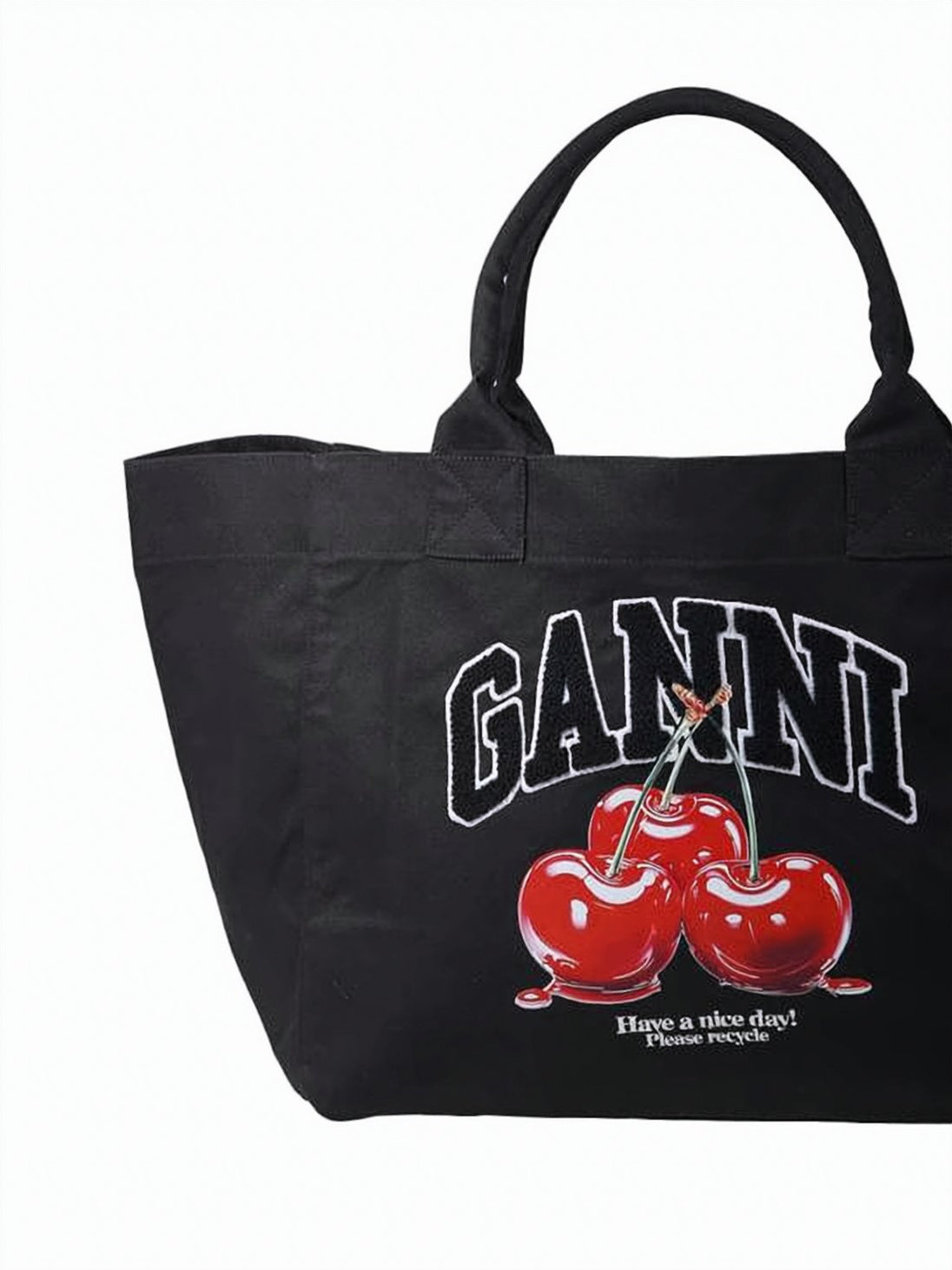 Spacious Black Tote Bag
