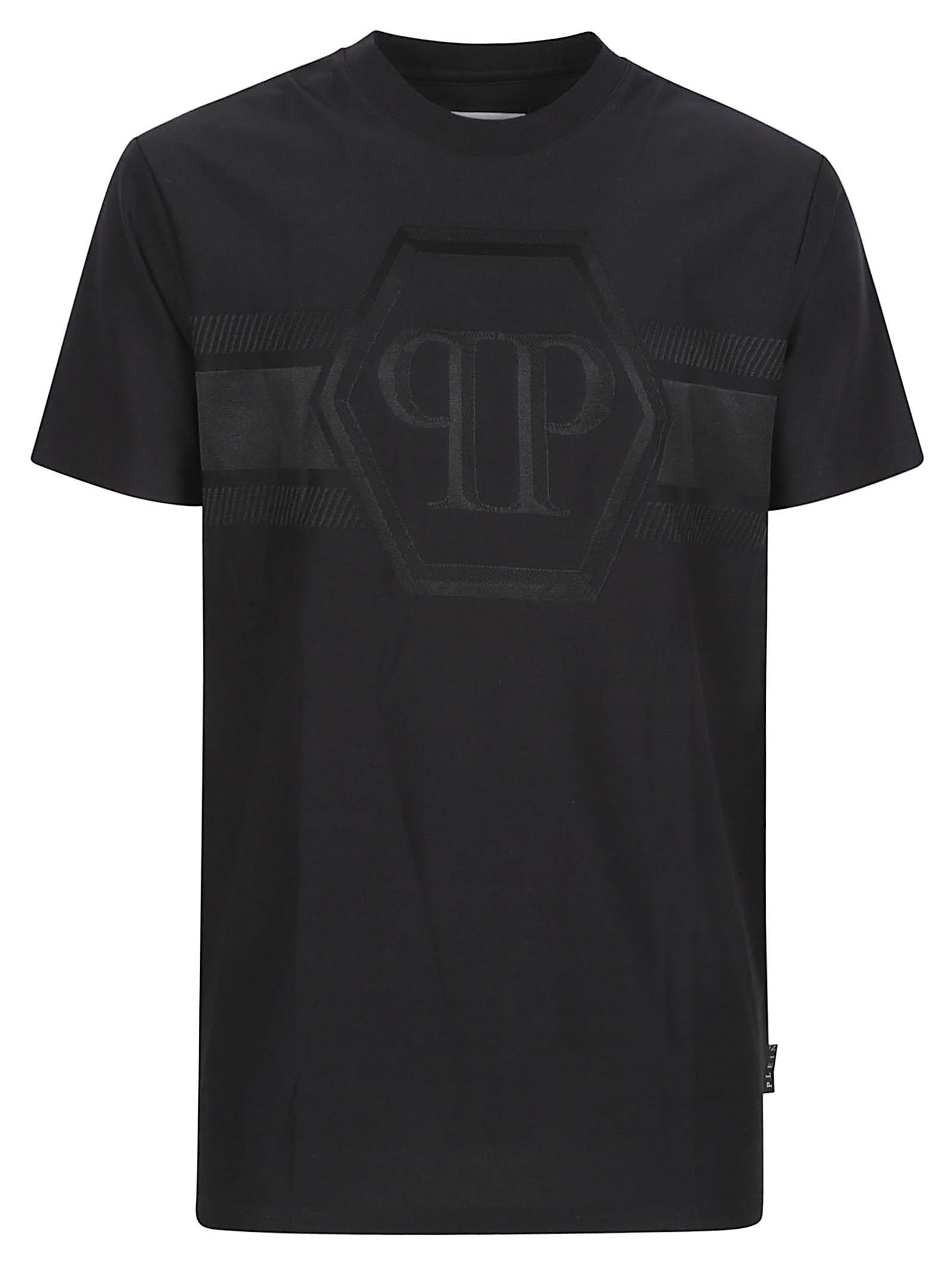 Short-Sleeve T-Shirt with Tonal Logo Design