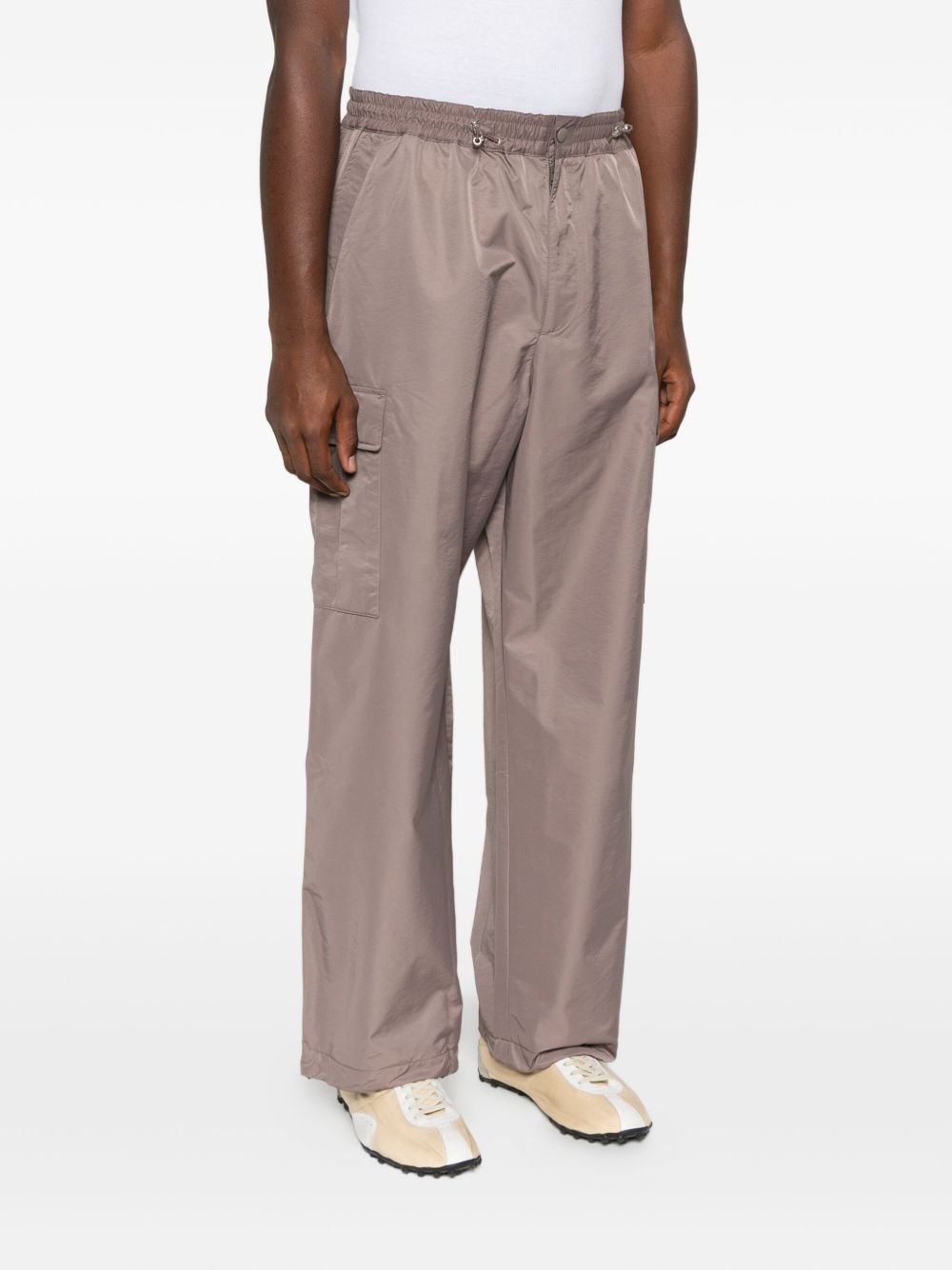Relaxed Fit Beige Trousers