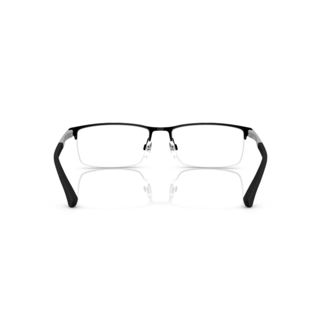 0ea1041 Rectangular Semi-Rimless Eyeglasses with Textured Temples