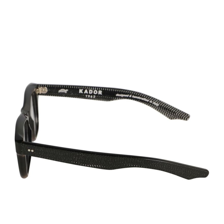 Voyager 23 Textured Black Rectangular Frame Sunglasses