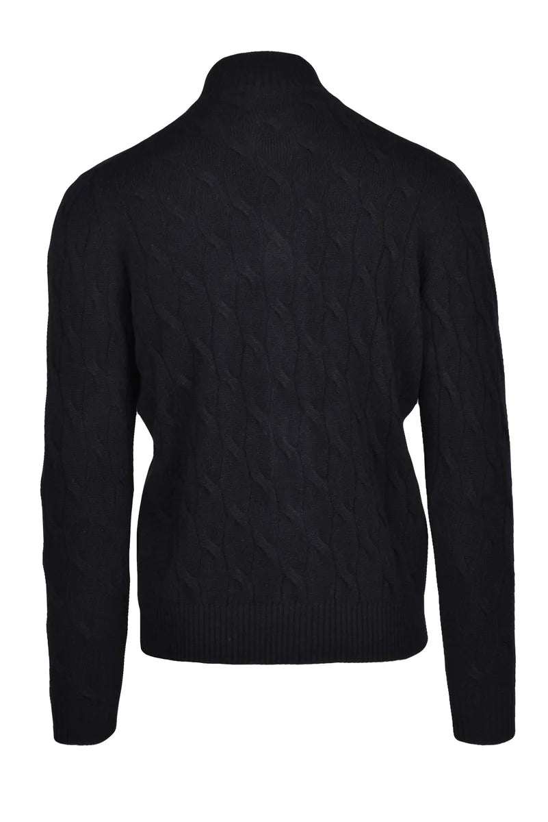 Button Cardigan - Black
