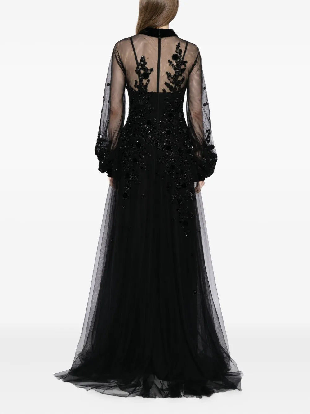 Embroidered Tulle Dress