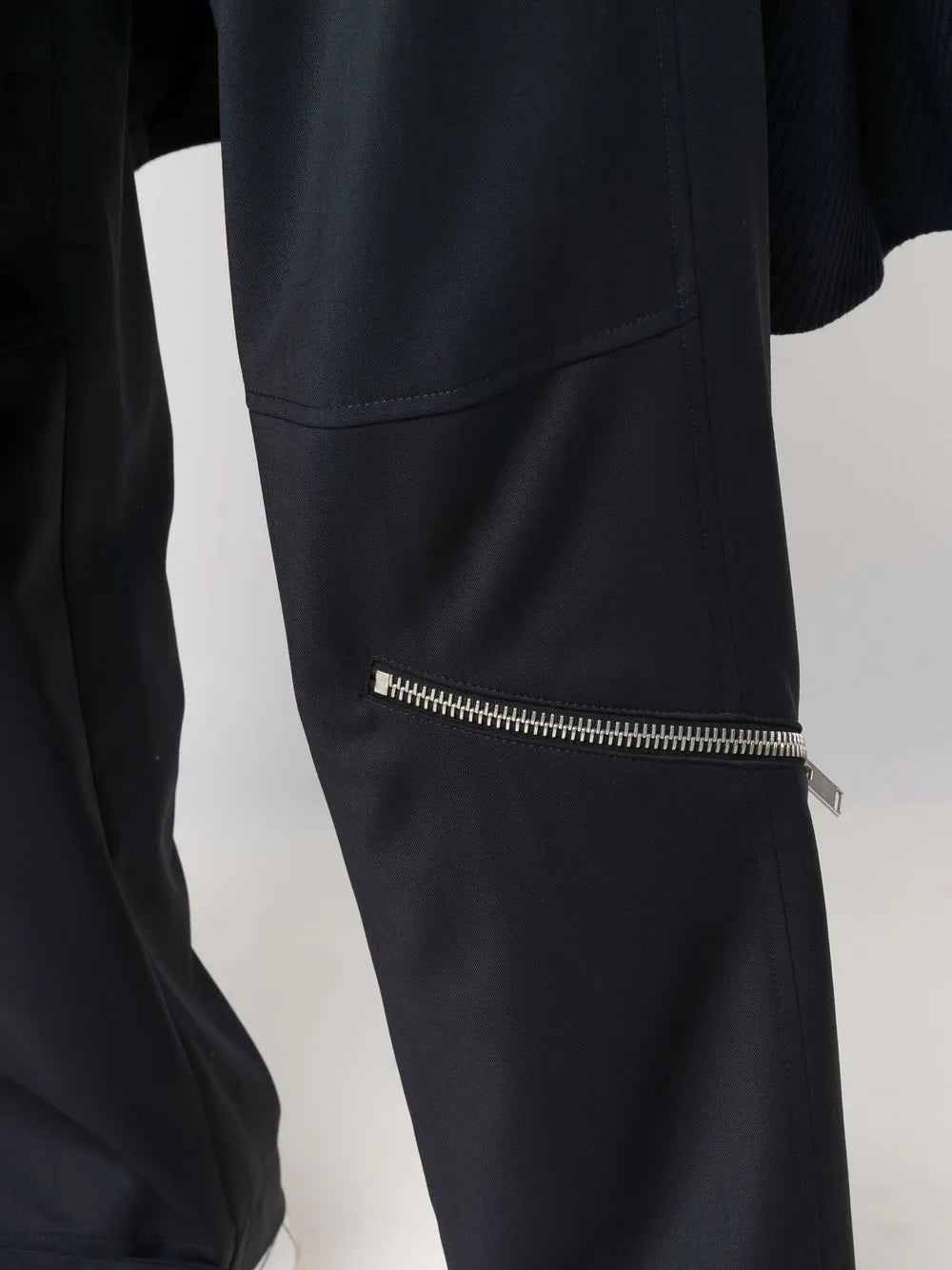 Straight Cut Neutrals Pants With Minimal Detailing