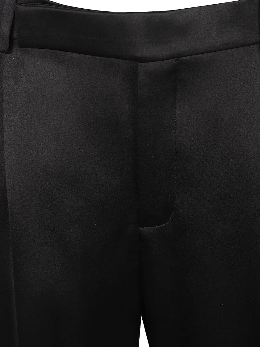 Straight-Leg Trousers With Classic Waistband And Finish