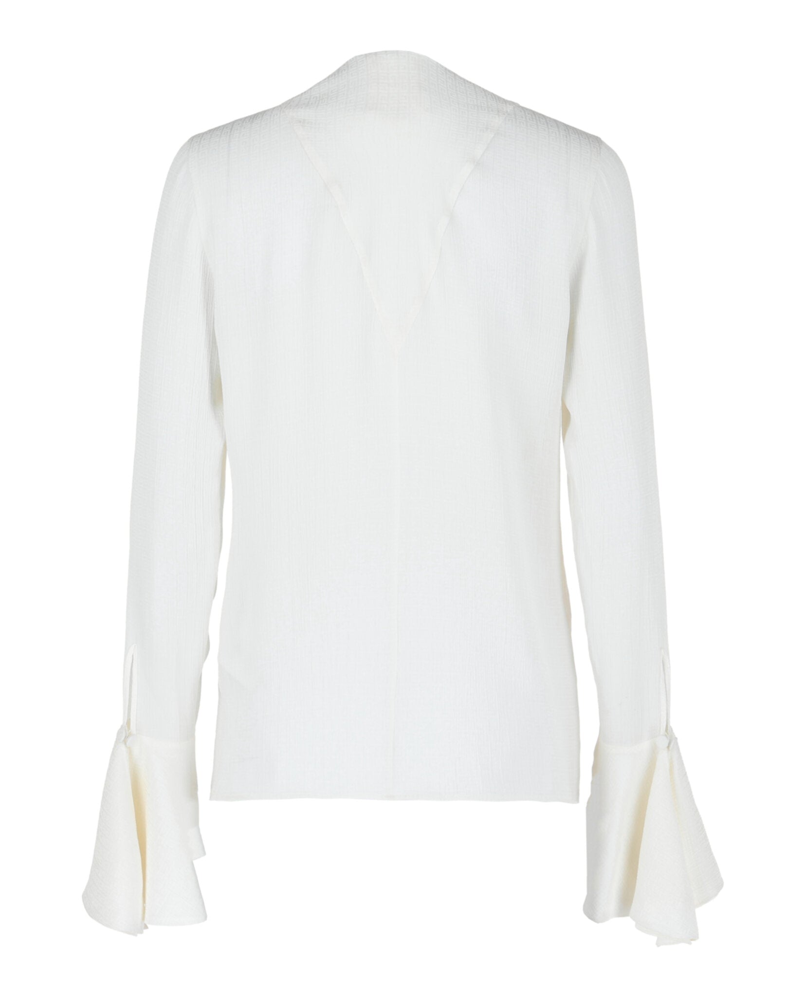 4G Pattern Silk Blouse