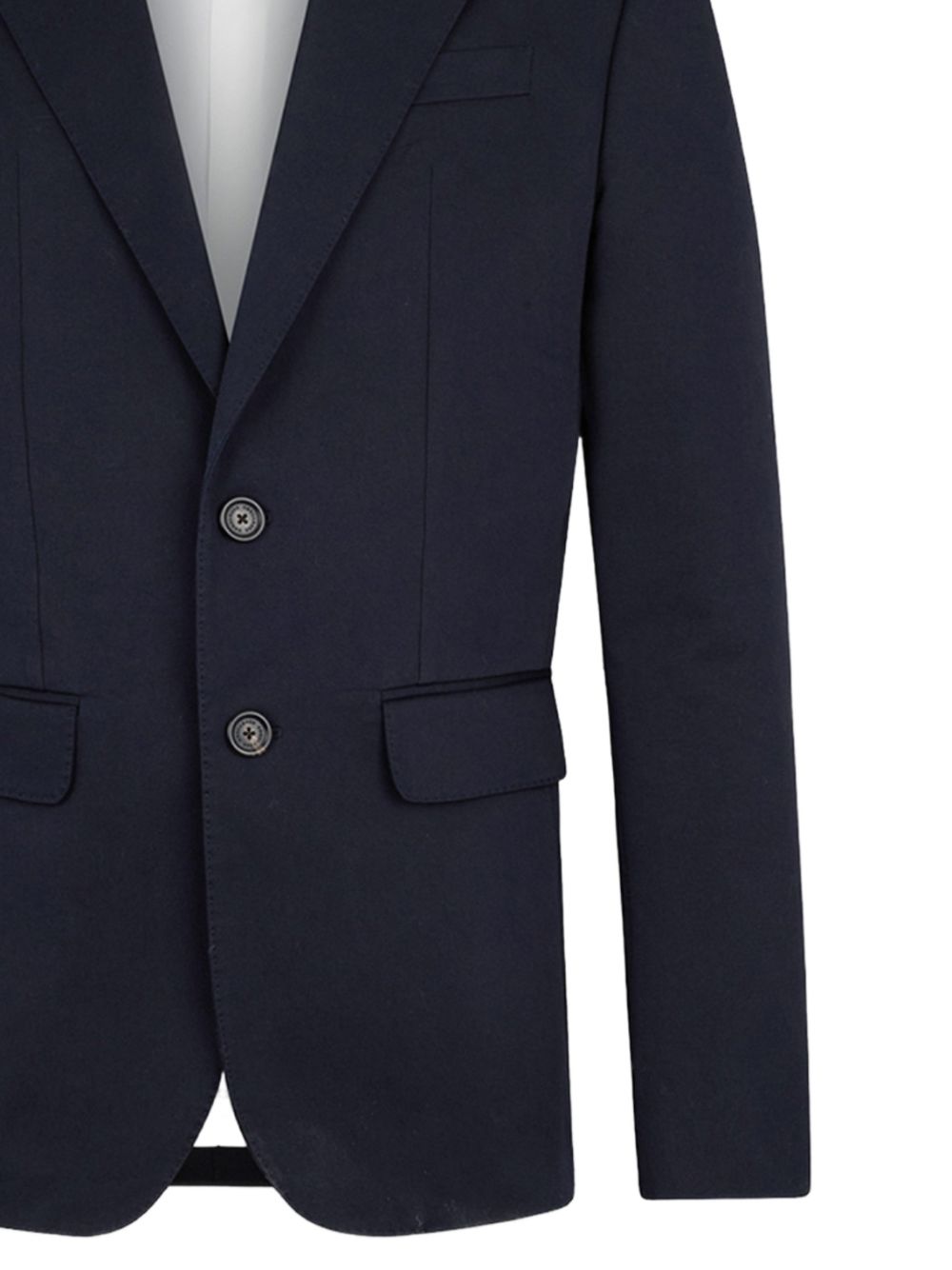 Tailored Fit White Shirt with Button-Down Front