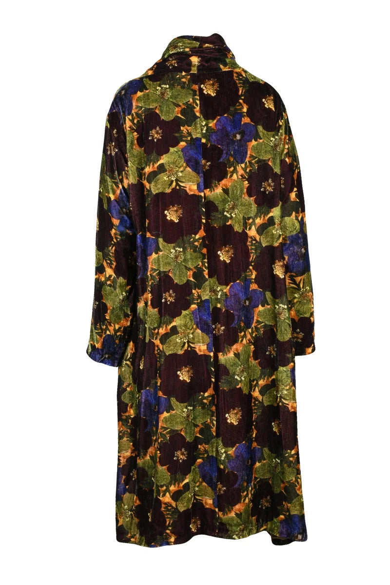 Velvet Overcoat Open - Multicolor