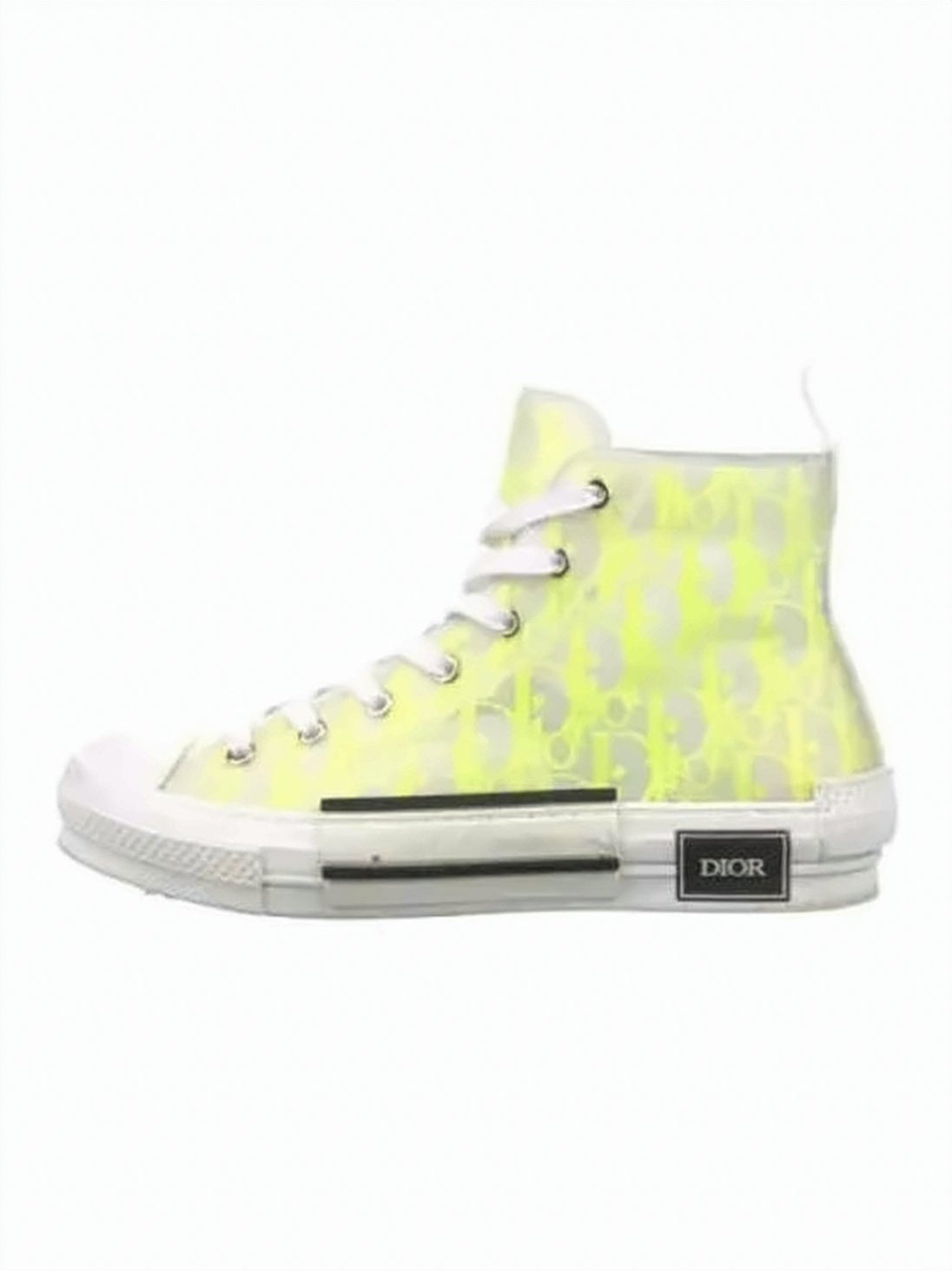 High-Top Sneaker with Translucent Upper