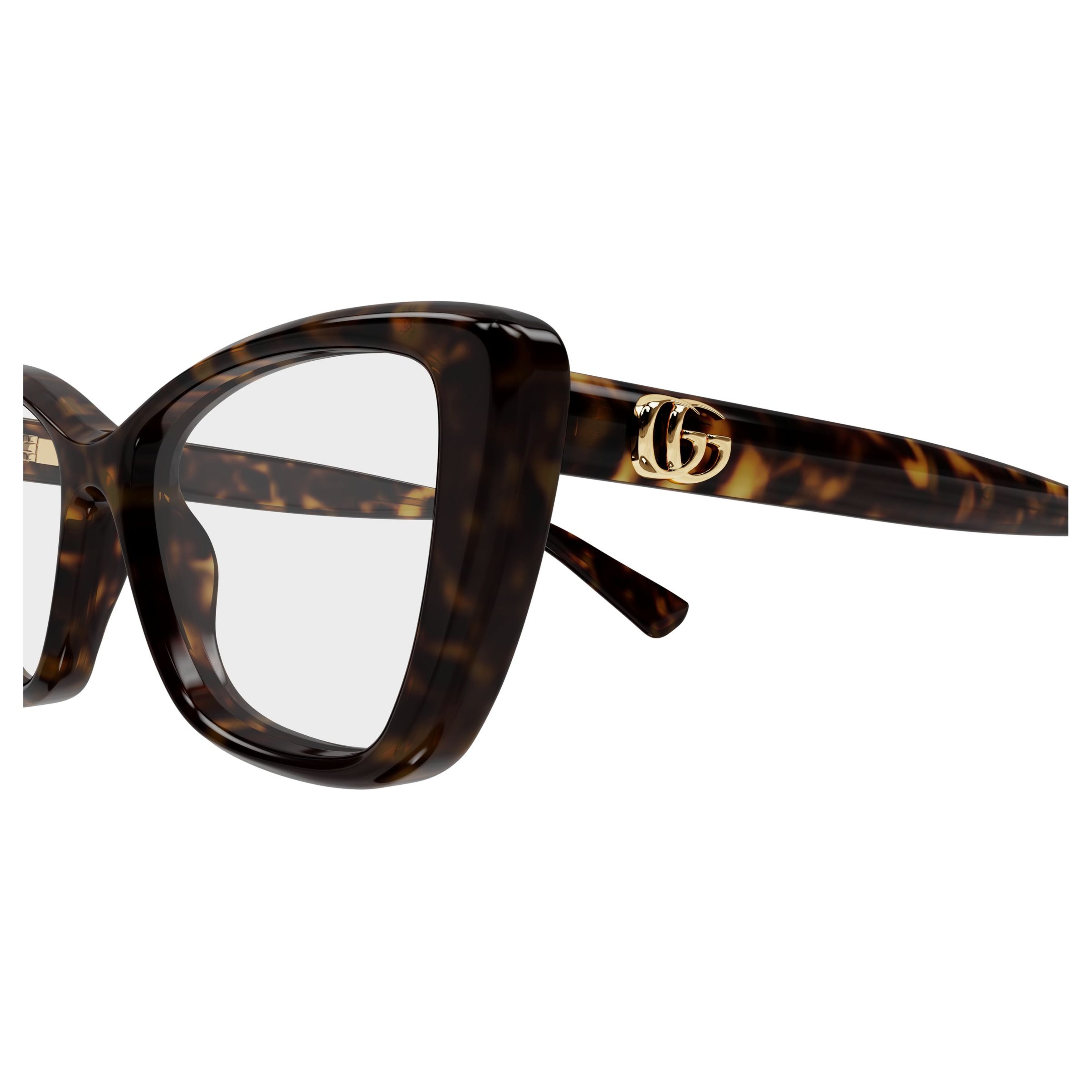 Gg1977o Cat-Eye Tortoiseshell Frame Eyeglasses