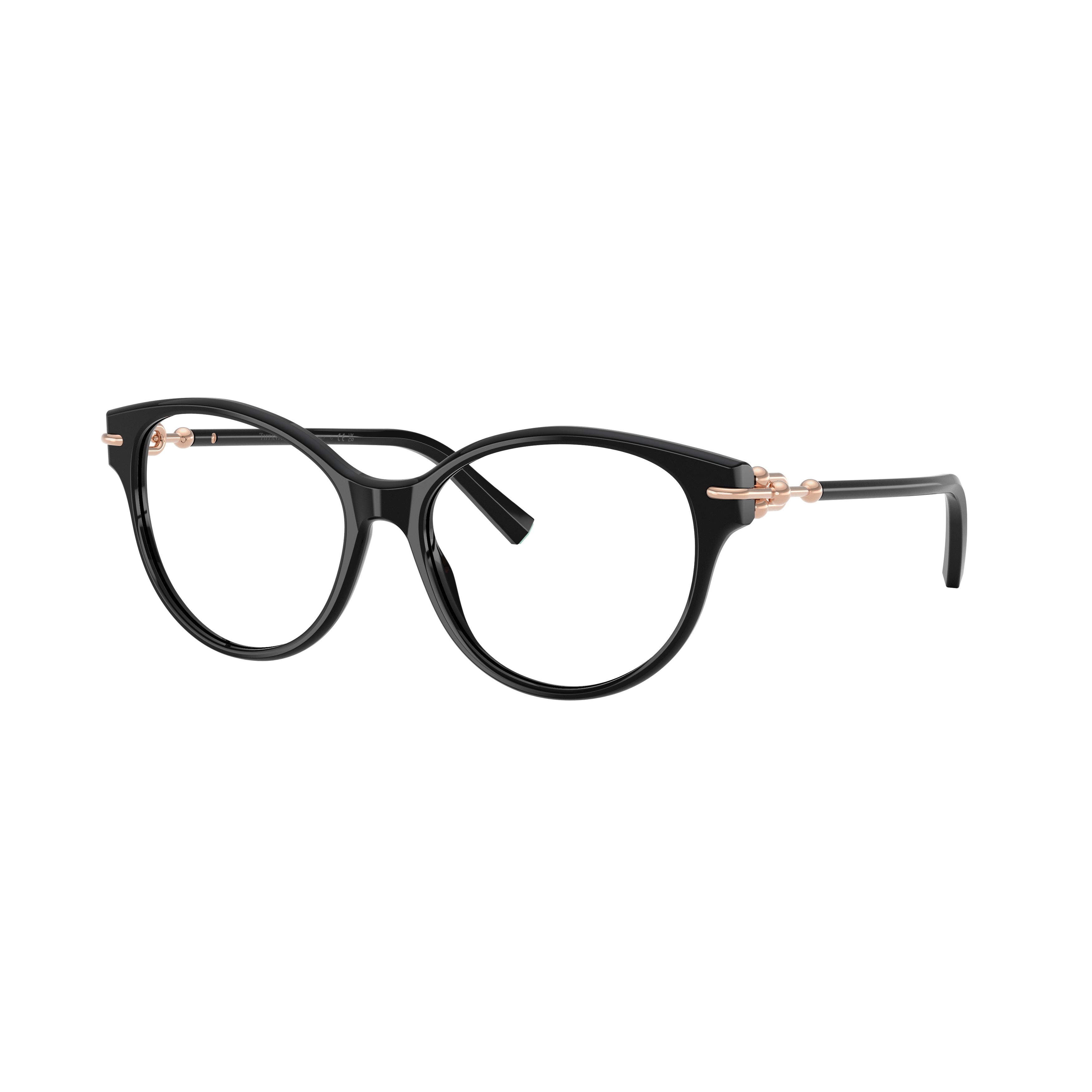 0tf2289 Classic Round Frame Black Acetate Eyeglasses