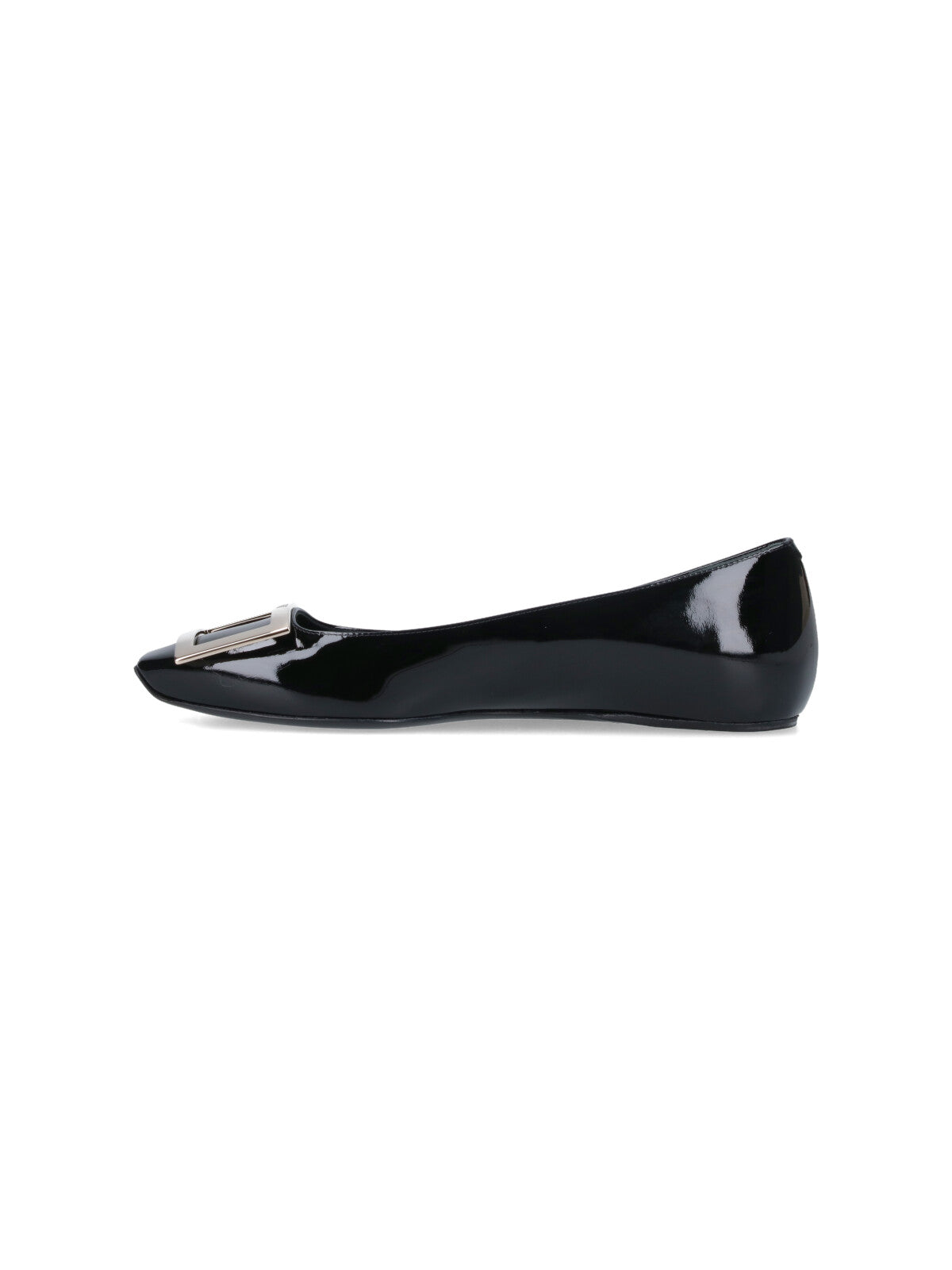 "Trompette" Ballet Flats – Black