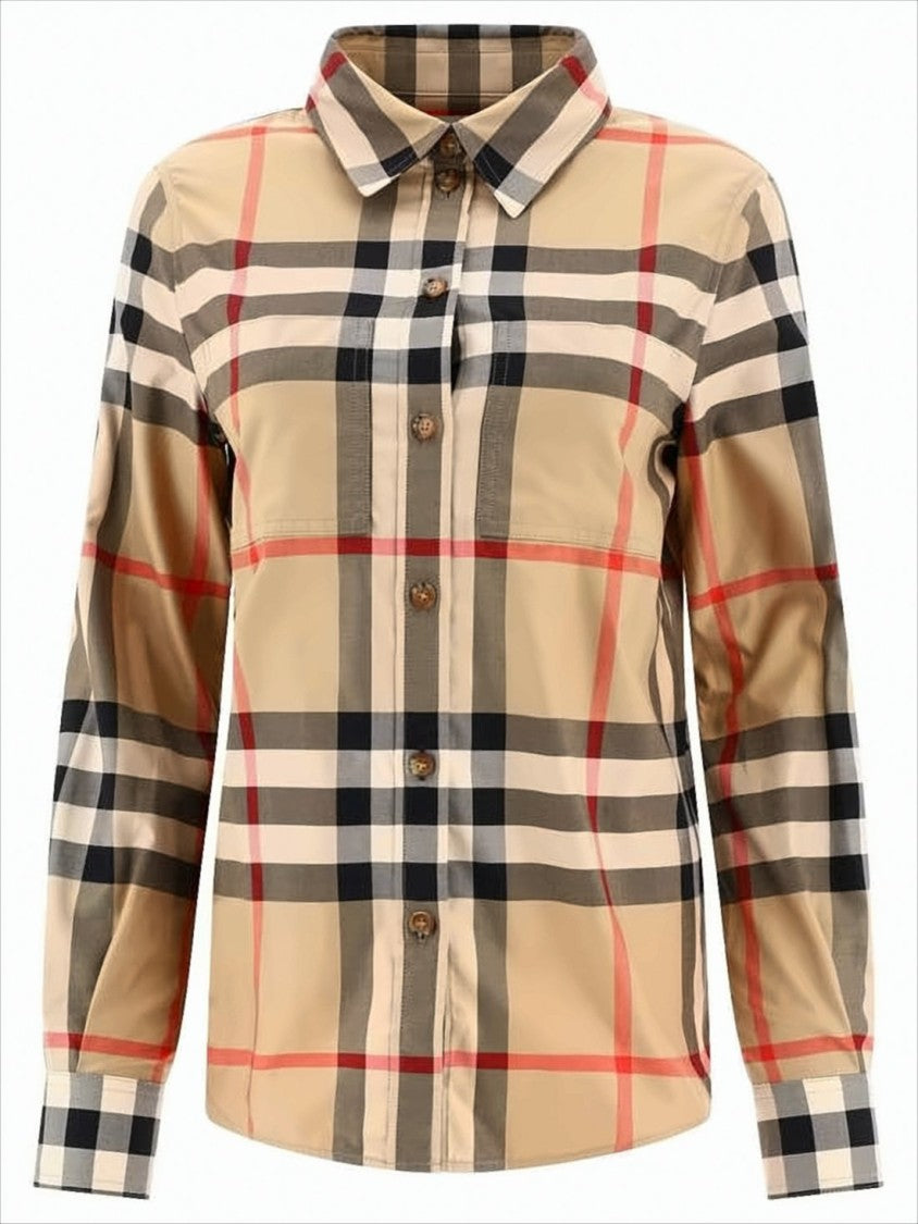 Classic Check Pattern Cotton Shirt