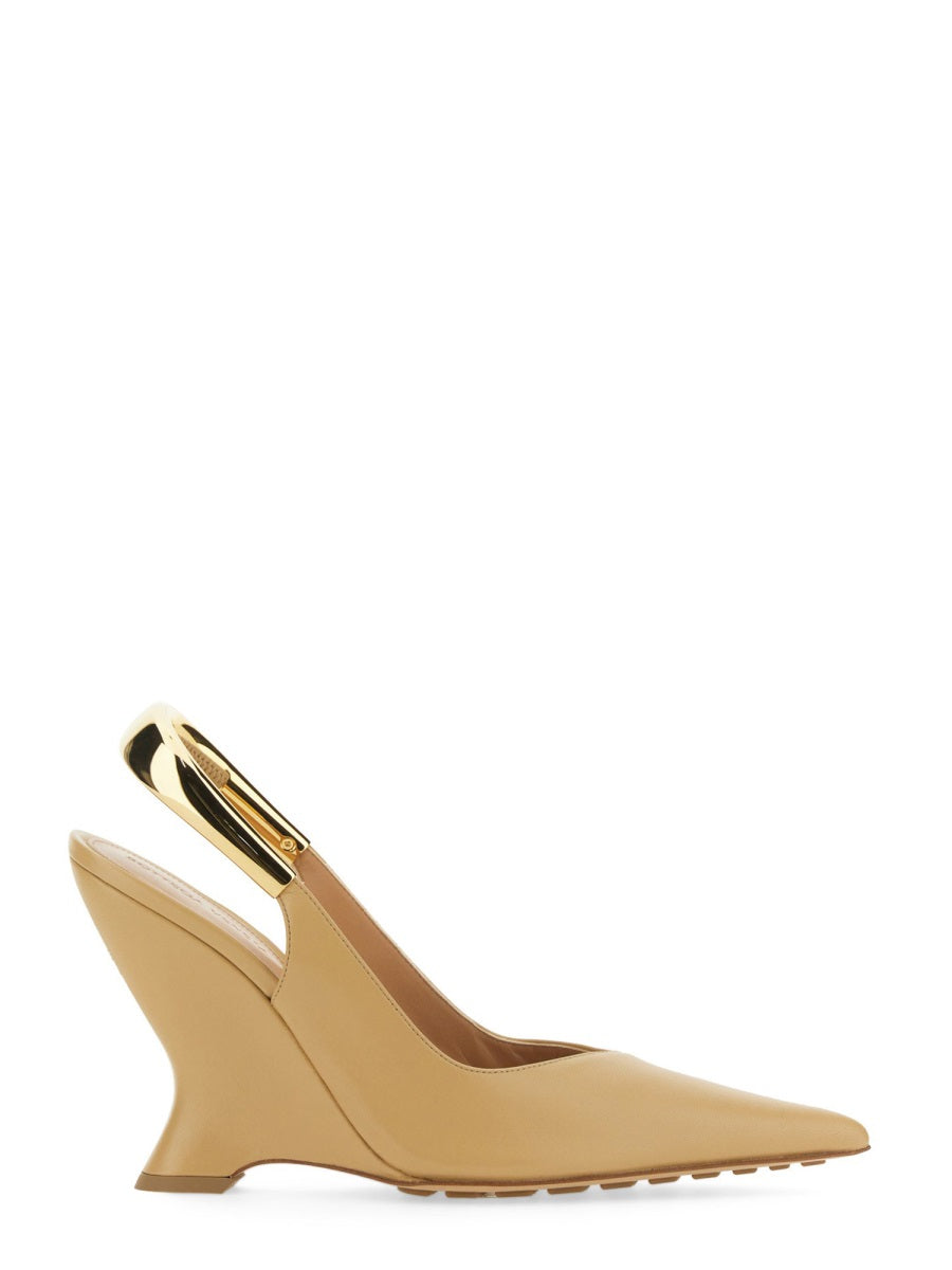 Pointed Toe Slingback Pumps with High Heel