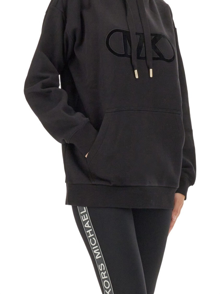 Flocked Logo Sweatshirt