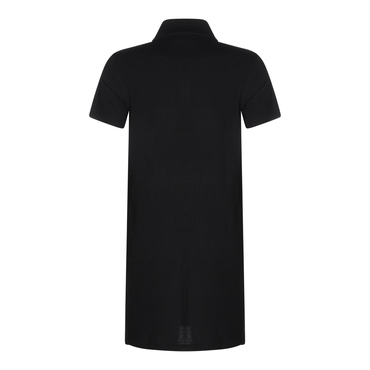 Black Cotton Midi Dress