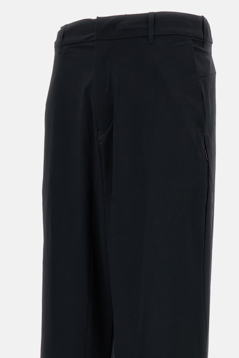 Off-Race Tech Black Nylon Shorts