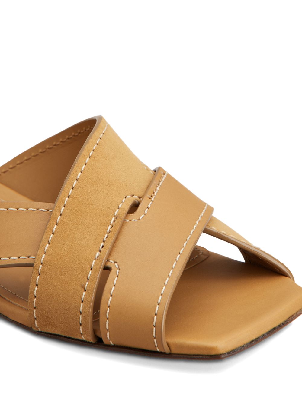 Crisscross Strap Flat Sandals
