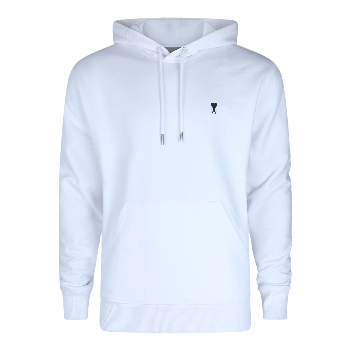 Classic Hoodie With Embroidered Heart