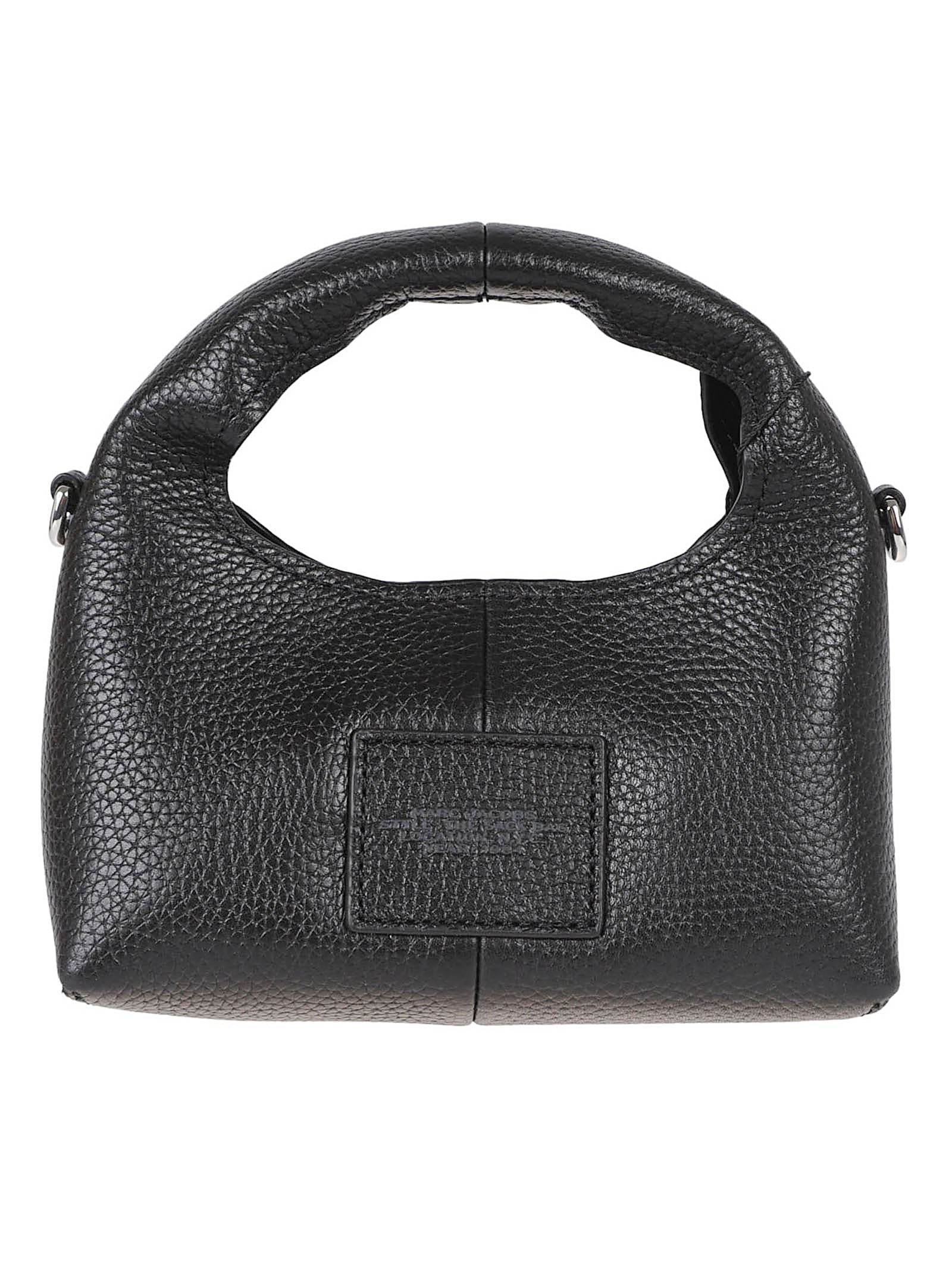 Miniature Structured Handbag In Pebbled Full-Grain Leather