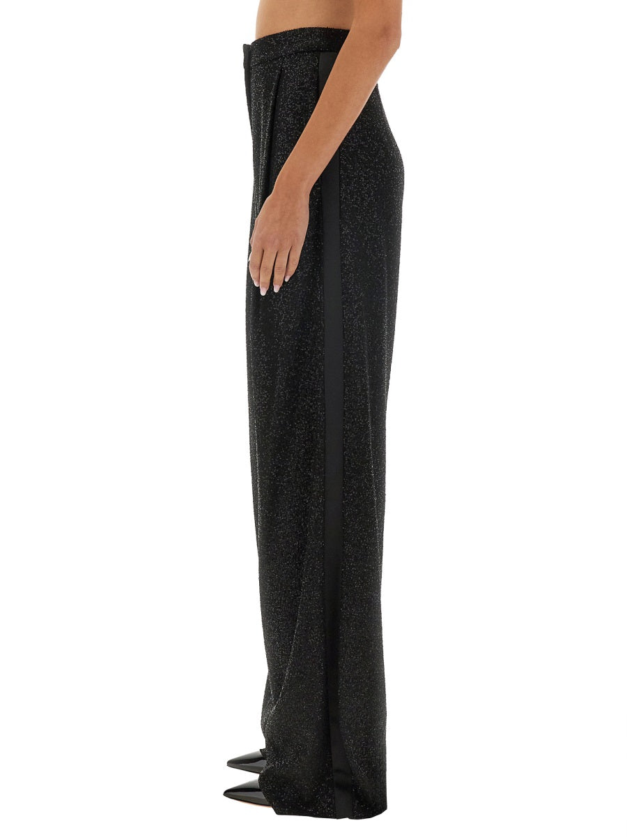 Tailored Regular Fit Navigli Pants with Smooth Texture