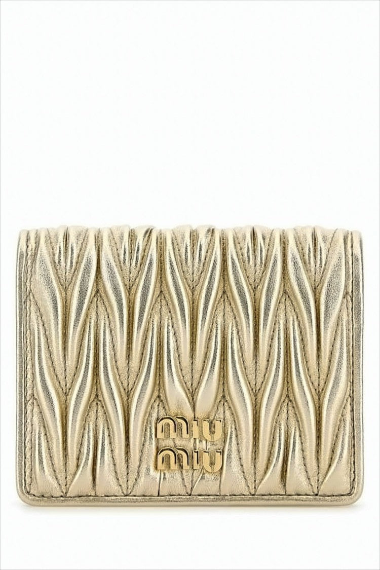 Quilted Napa Leather Wallet