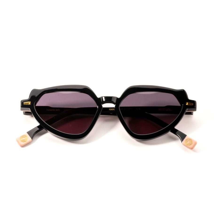 Harmony Bold Geometric Sunglasses with Glossy Finish