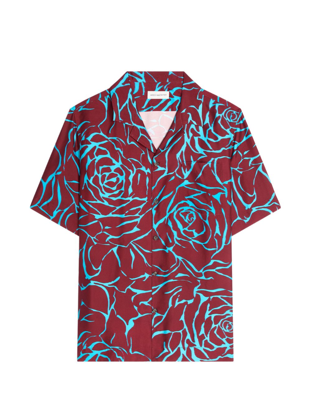 Floral Print Short-Sleeved Shirt