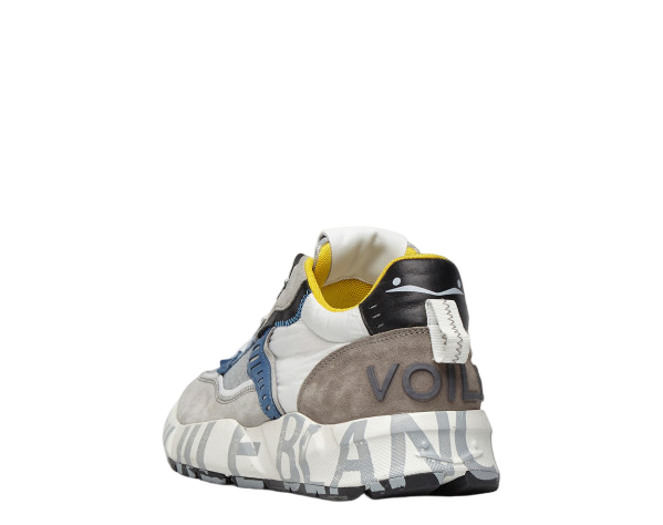 Sporty Blue Sneakers With Technical Fabric