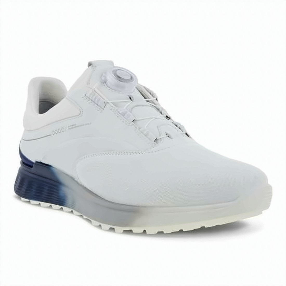 Gradient White Leather Sneakers