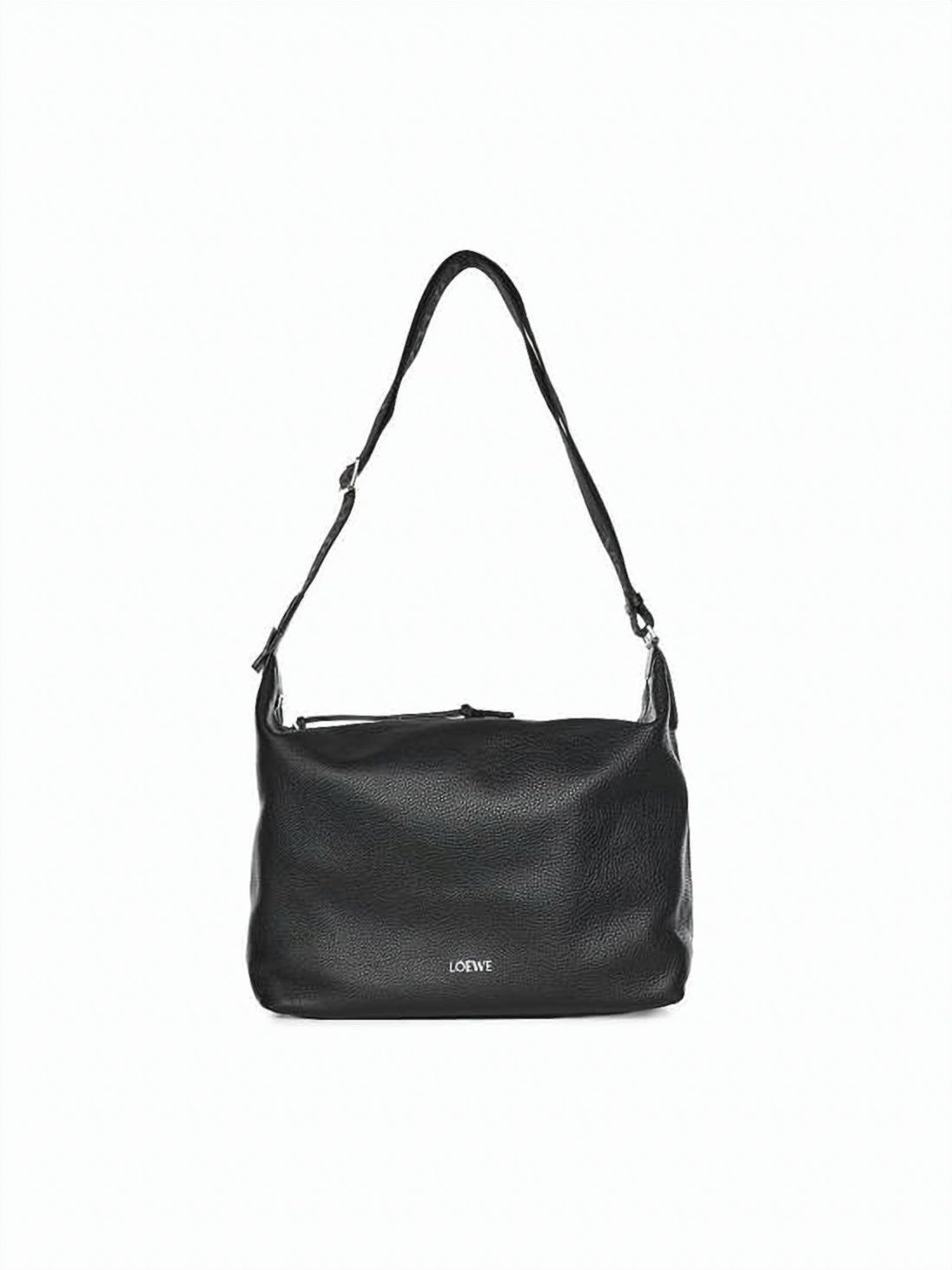 Textured Calf Leather Crossbody Bag