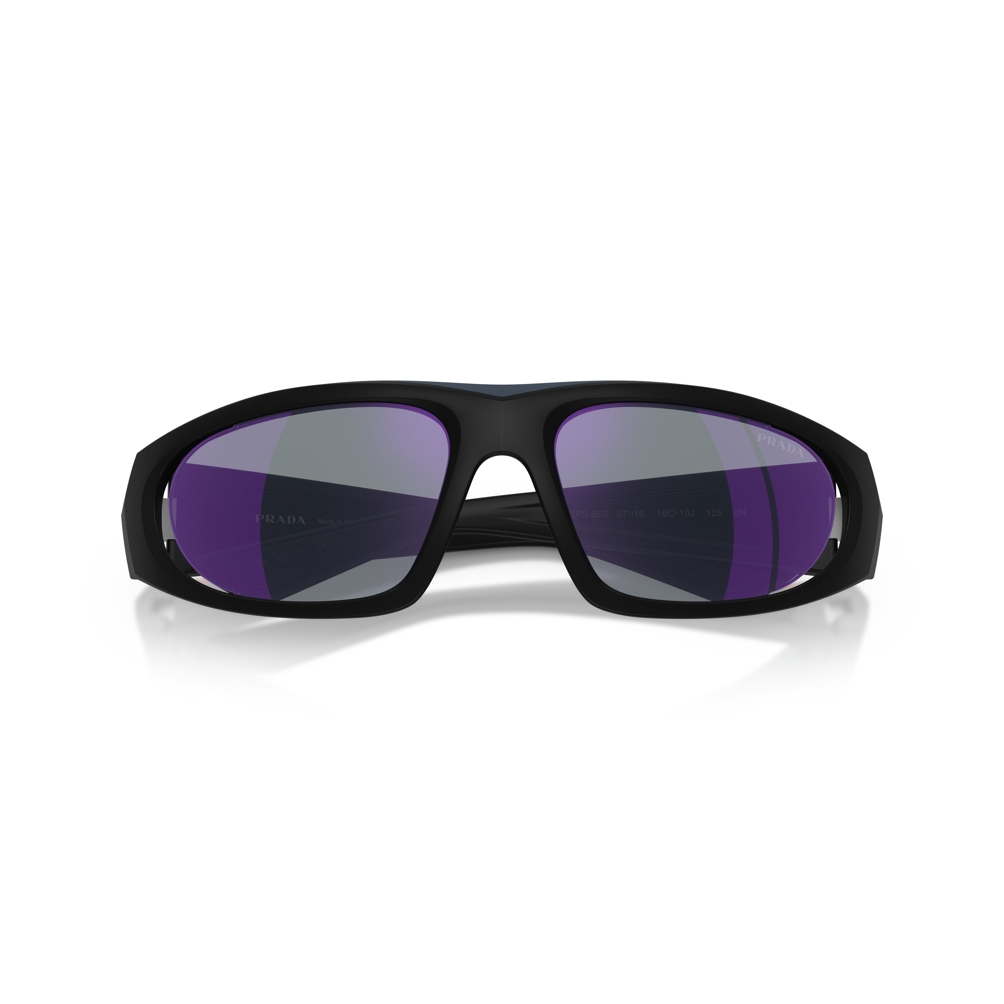 0ps B03s Wraparound Black Sunglasses