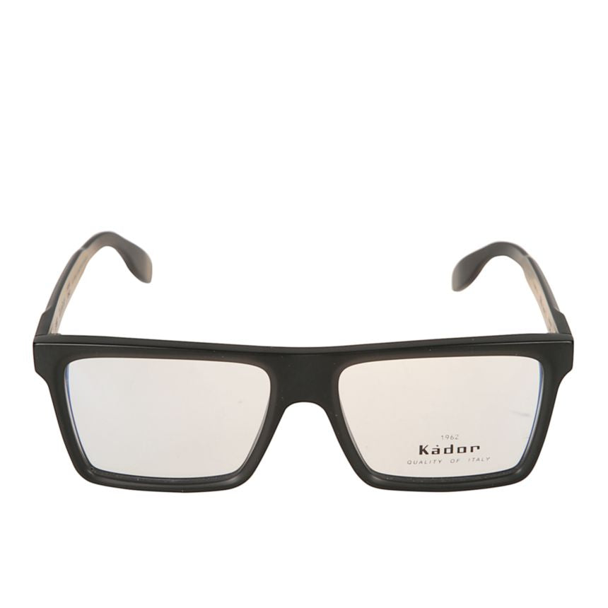 Big 2 Revolutionary Black Rectangular Sunglasses with Tapered Arms