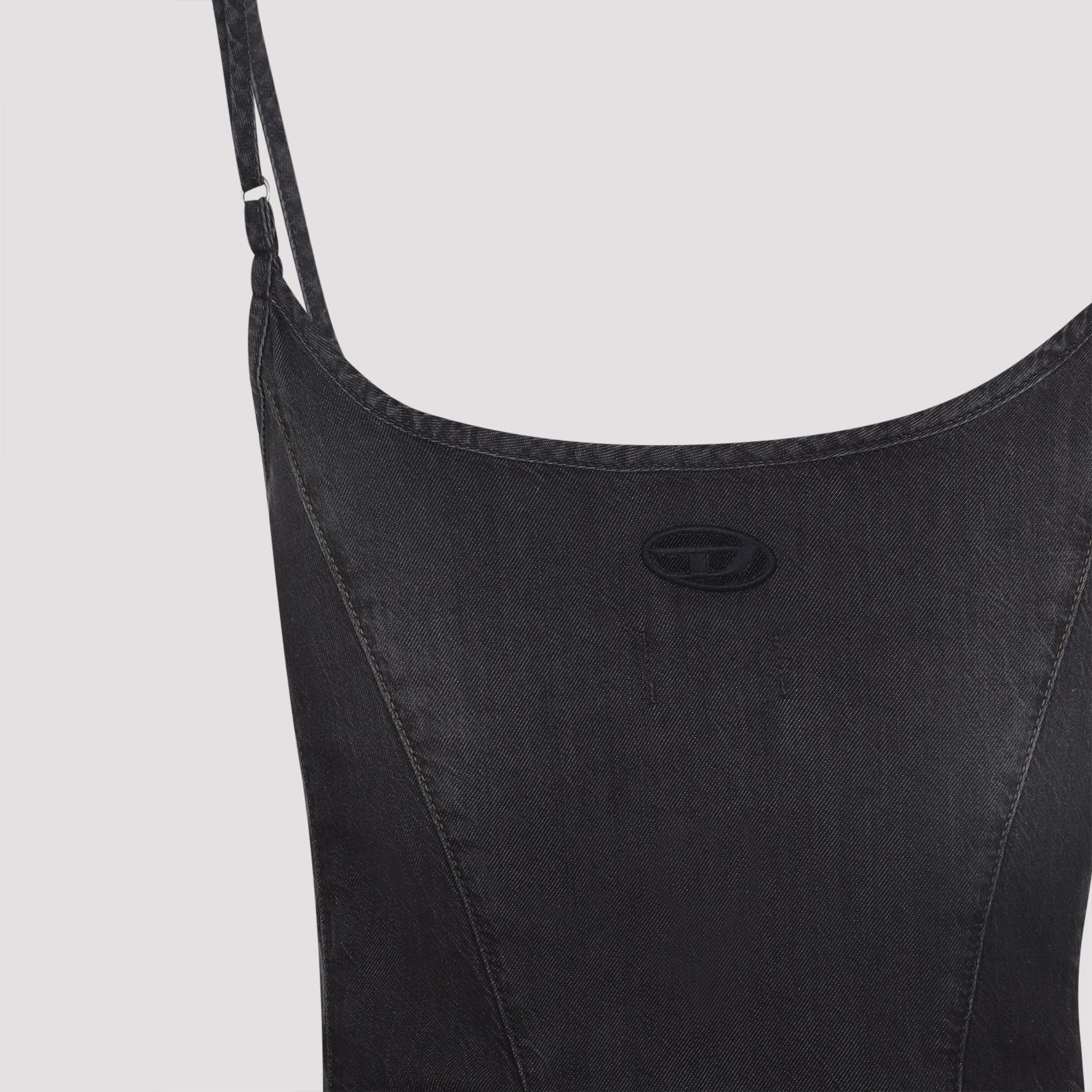 Fitted Mini Dress With Spaghetti Straps