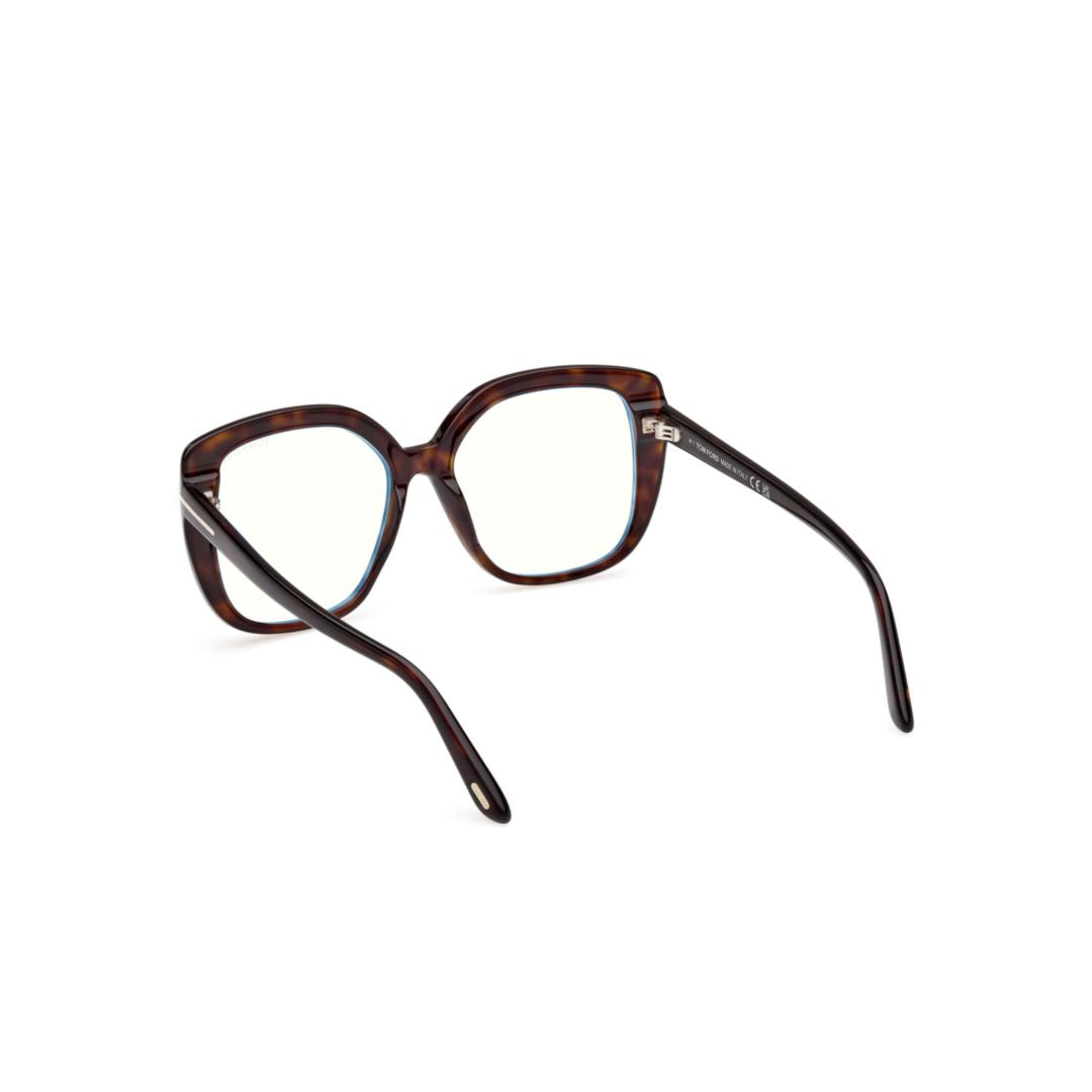 Ft6043-B Oversized Square Tortoiseshell Sunglasses