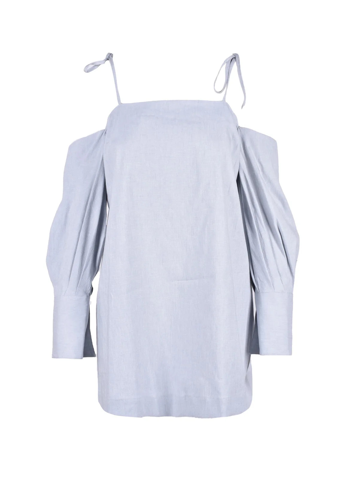 Blue Linen Viscose Dress