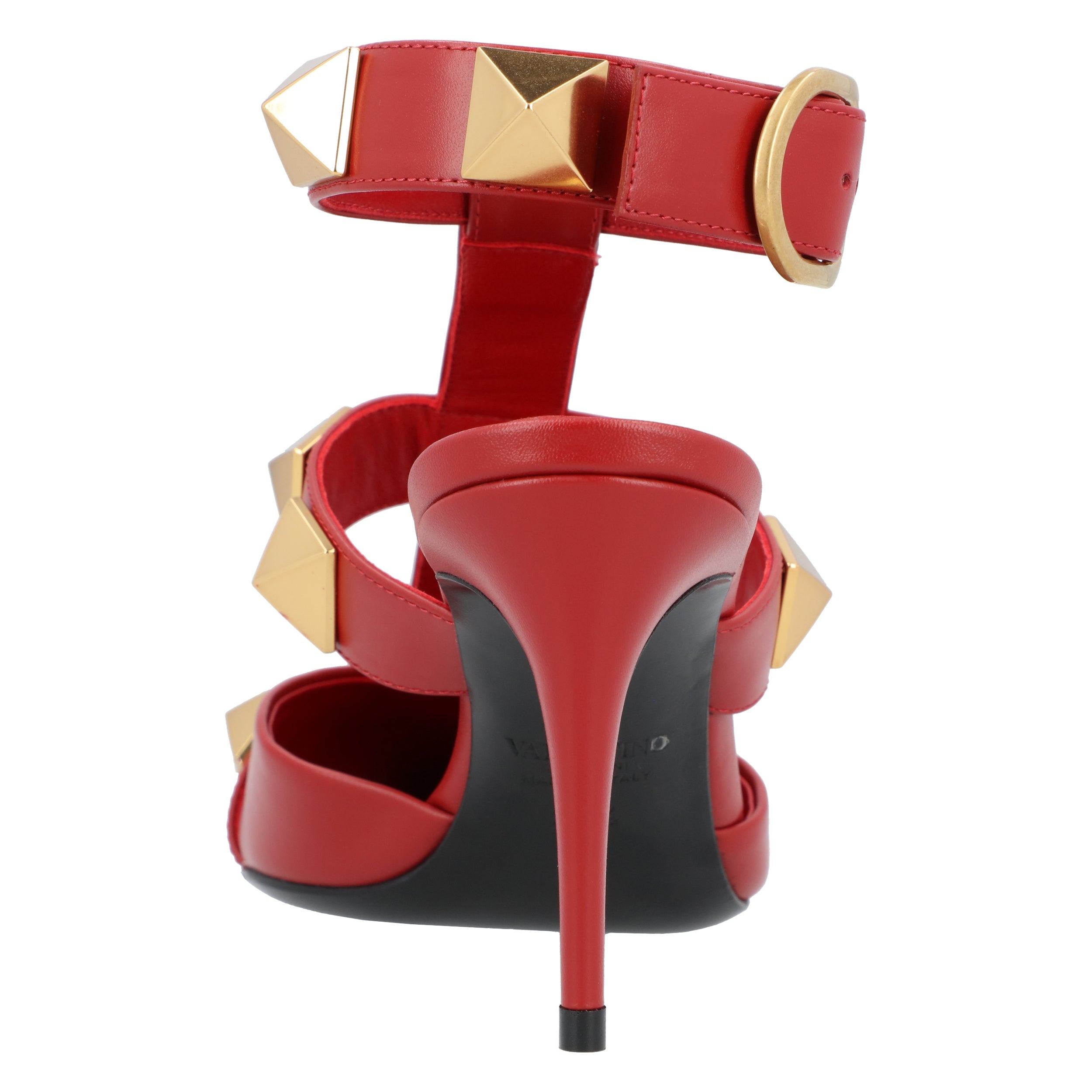 Roman Stud Pumps 80Mm Red