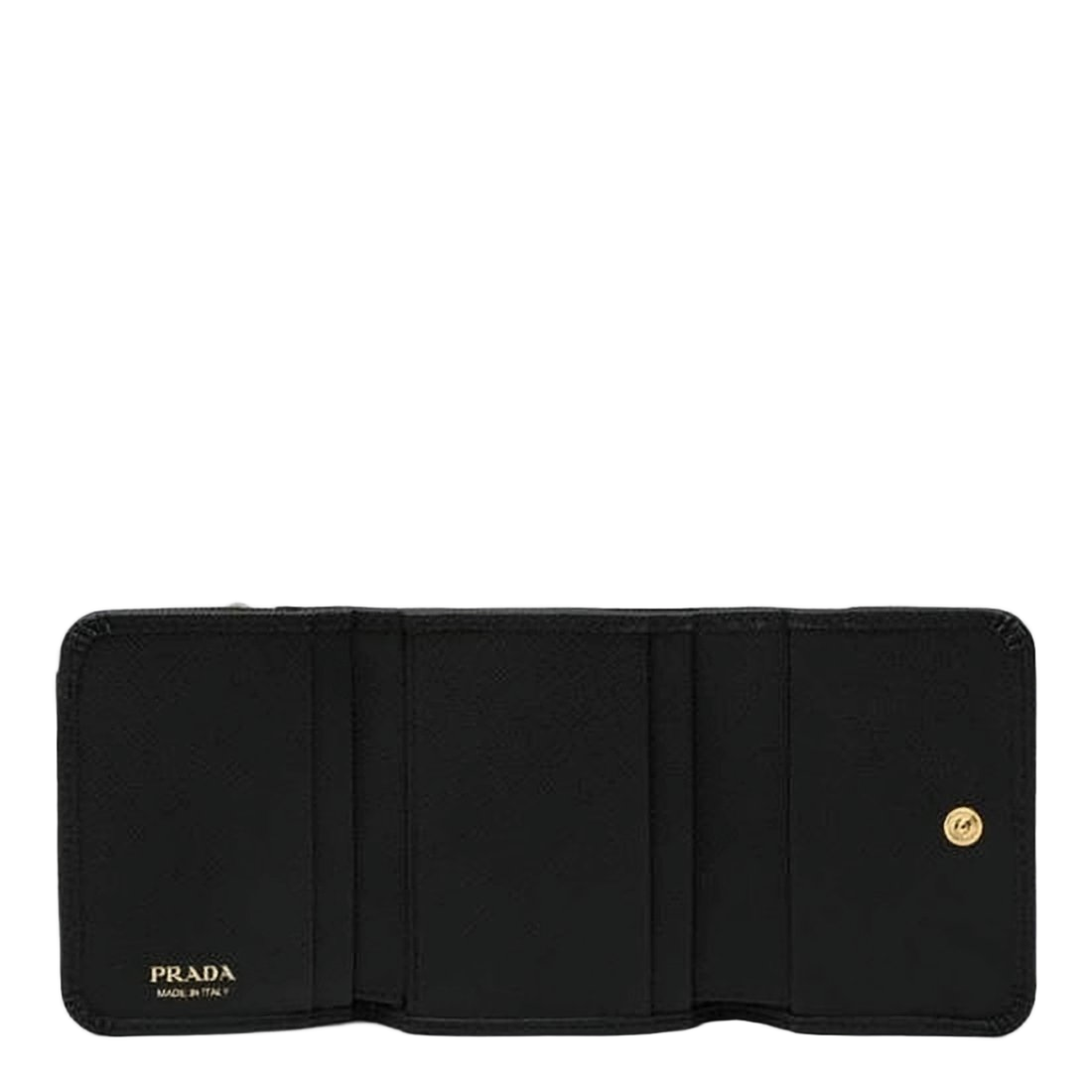 Textured Leather Tri-Fold Card Wallet