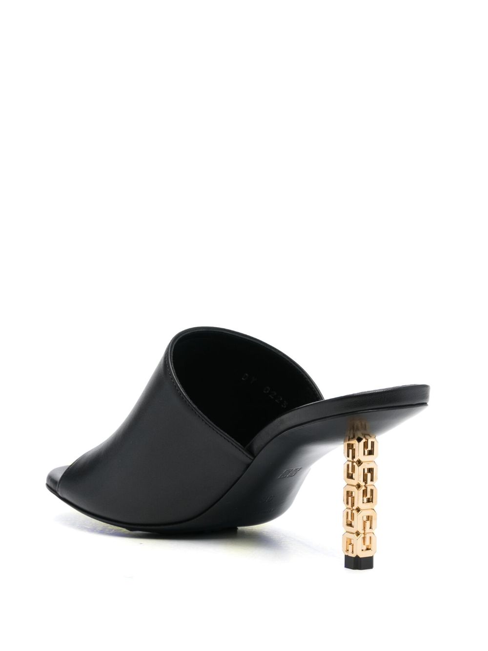 G Cube 75mm Calf Leather Mules