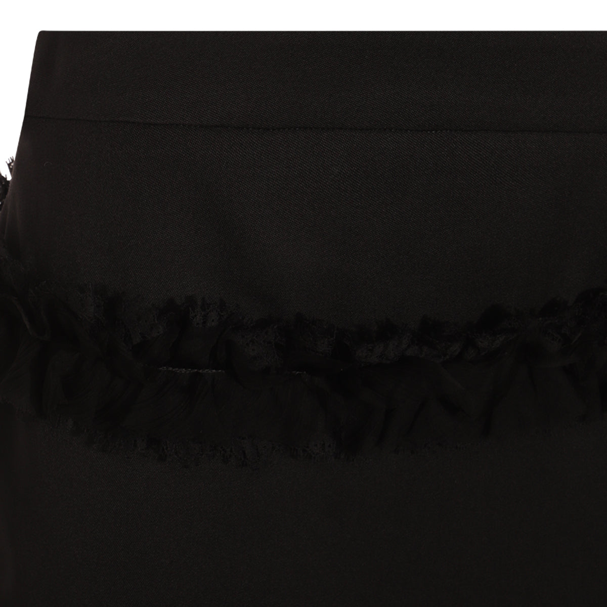 Black Wool Skirt