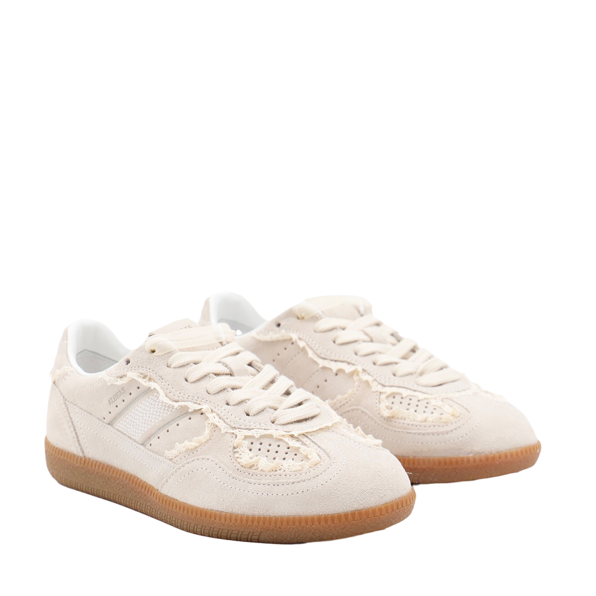Low-Top Sneakers with Textured Gum Sole