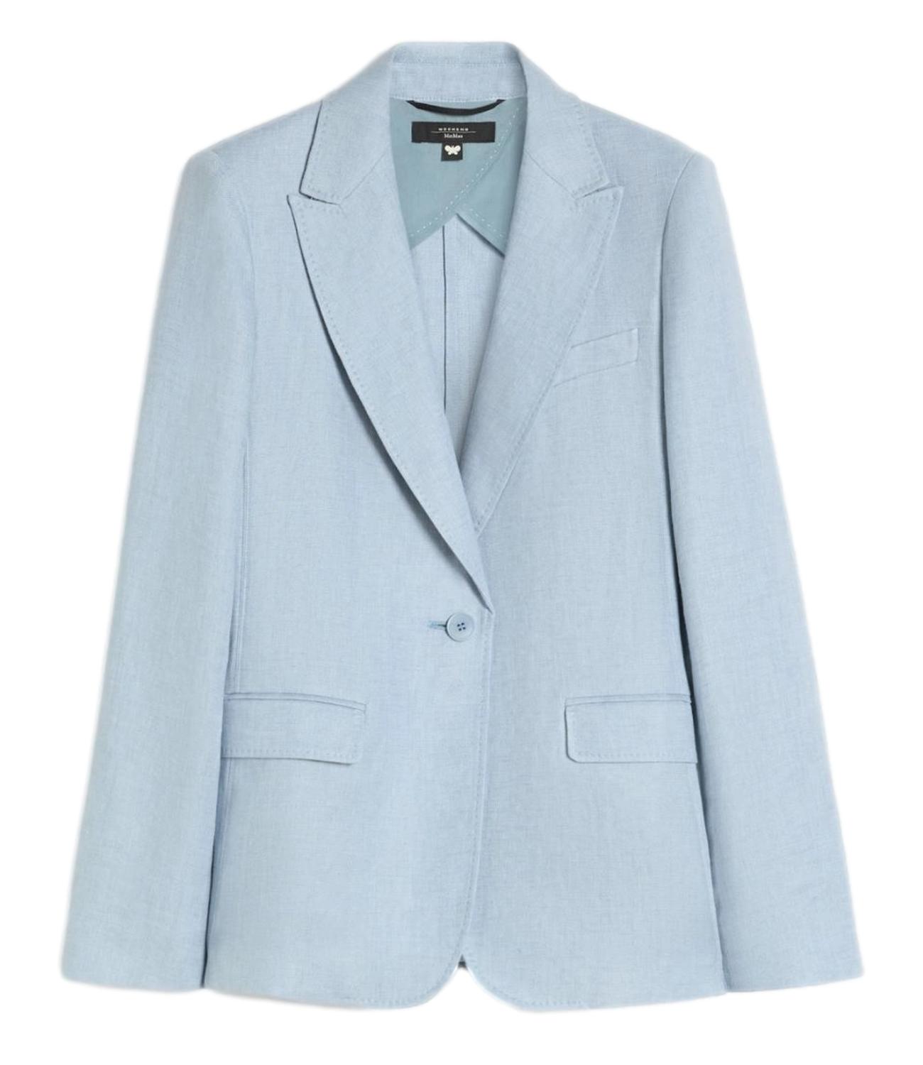 Light Blue Wkdnalut Wool Jacket