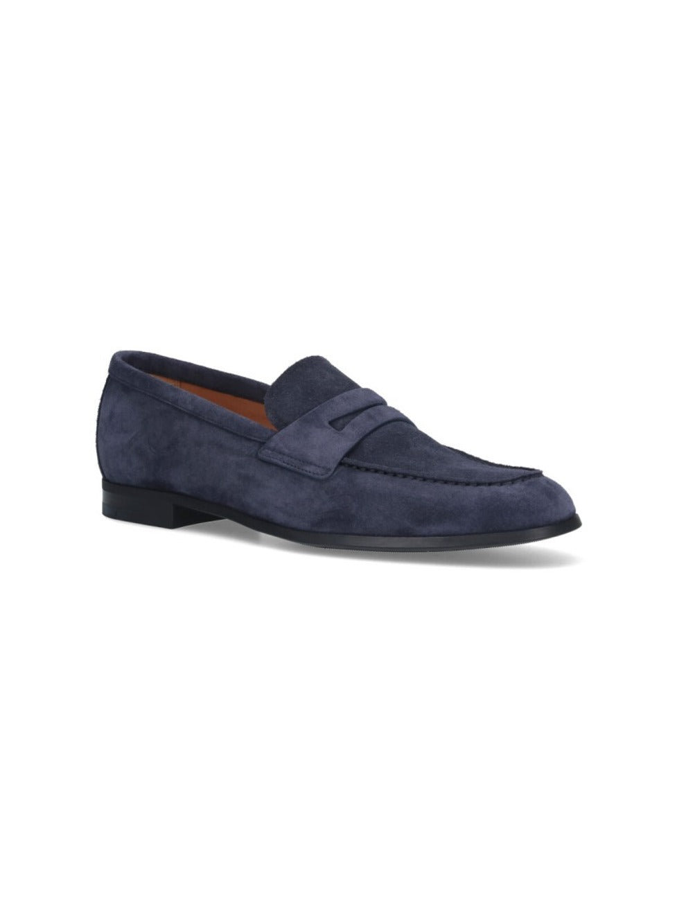 Suede Loafers – Navy