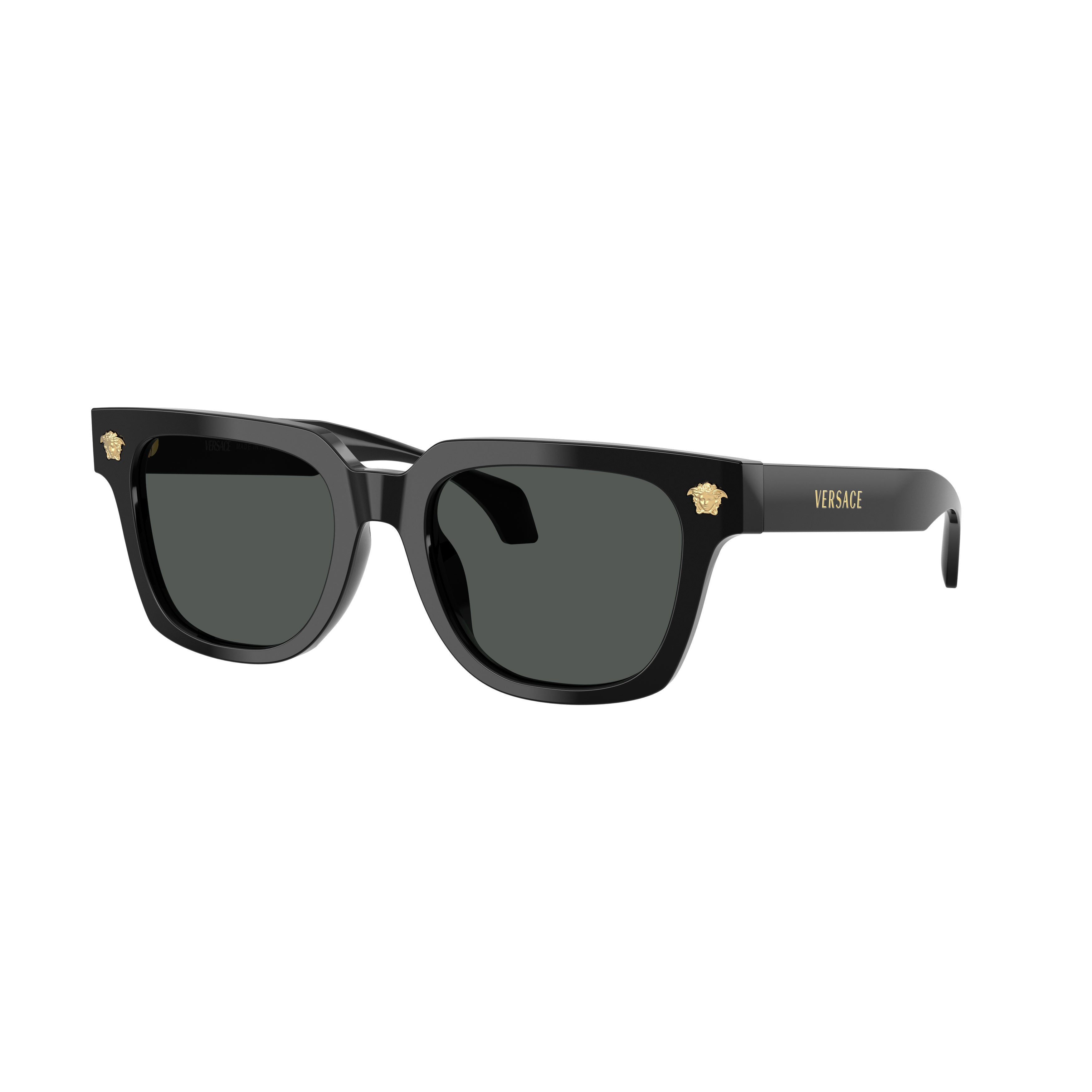 0ve4510u Rectangular Black Acetate Sunglasses