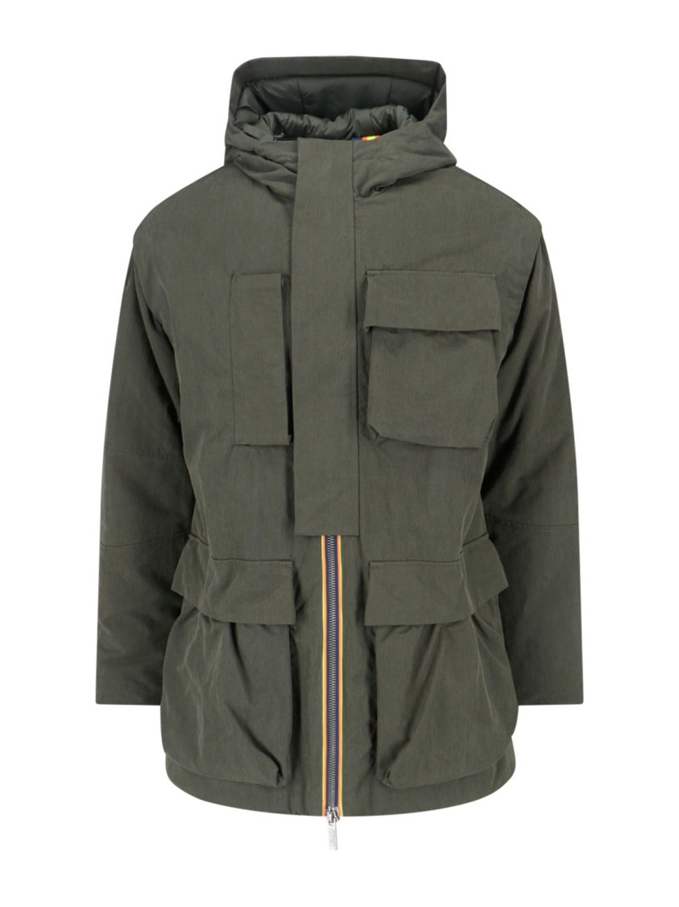 Green Jacket With Hood & Insulation