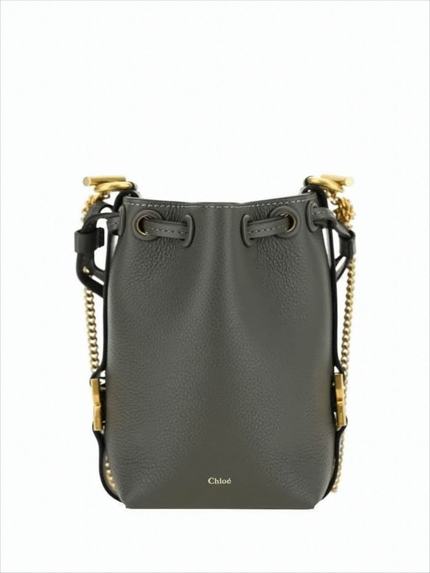 Structured Bucket Shoulder Bag