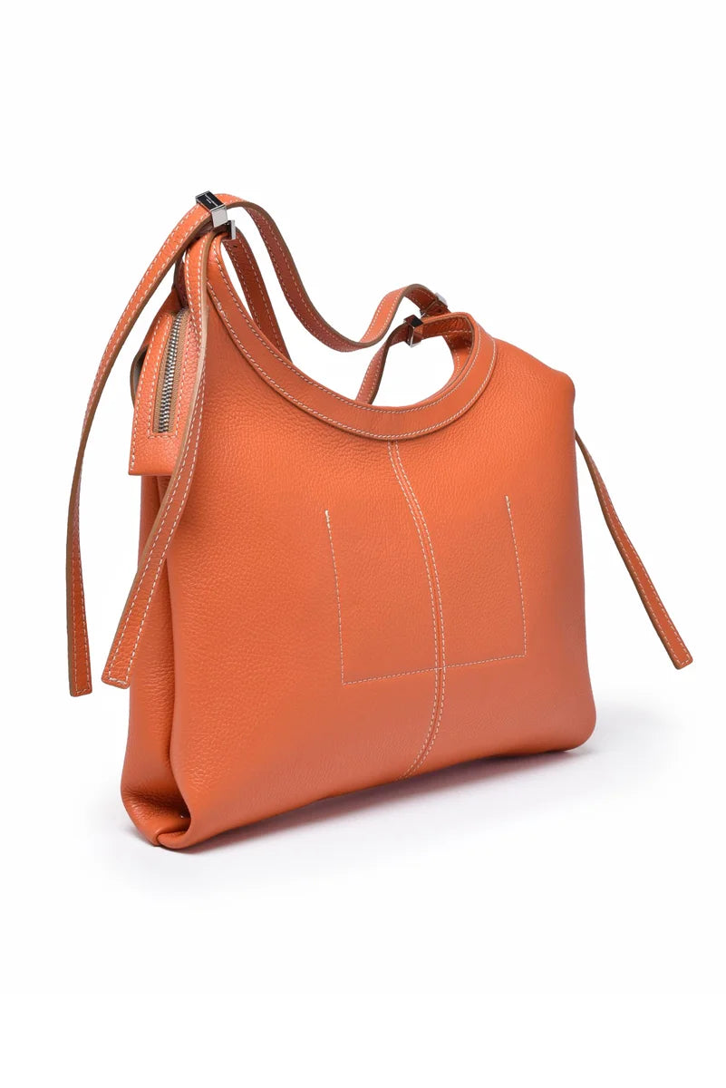 Half Moon Shoulder Bag - Red